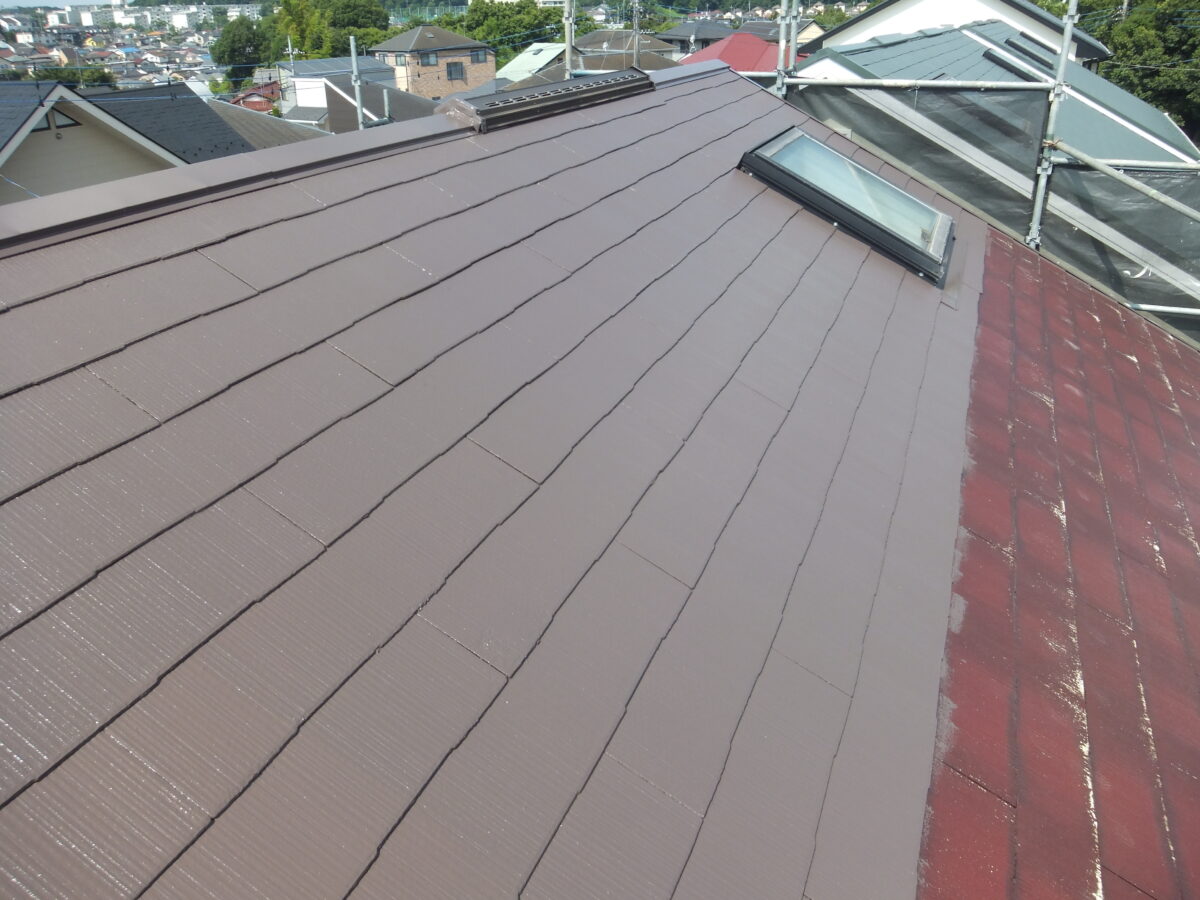 東京都練馬区　屋根仕上げ塗装　屋根の印象で外観の雰囲気もガラッと変わる！