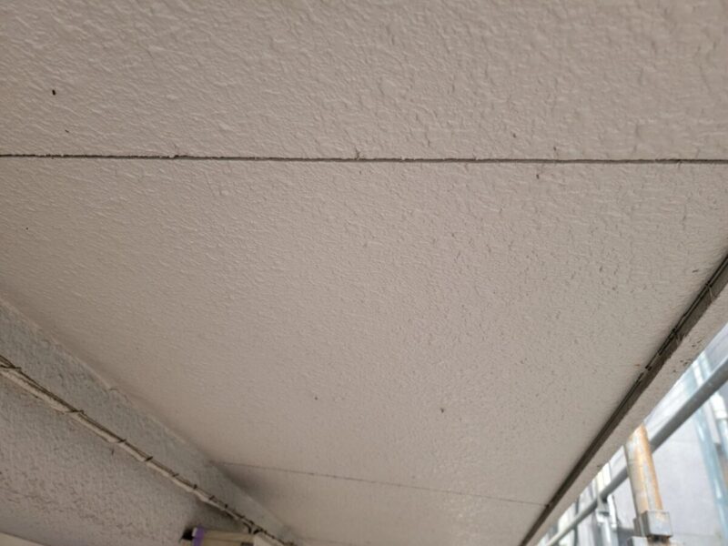 東京都練馬区　M様邸　外壁塗装工事　付帯部　軒天井の塗装