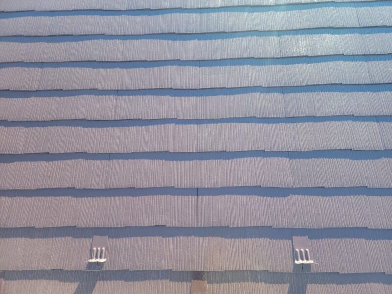 東京都練馬区　屋根塗装工事　スレートの仕上げ塗装を行いました！
