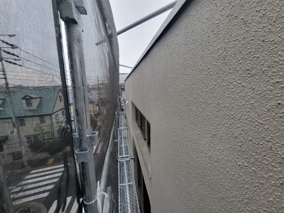 東京都練馬区　K様邸　外壁塗装工事　足場を効率良く使ってお得に工事！