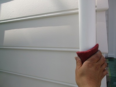 東京都武蔵野市　外壁塗装工事　雨樋修理もおまかせください！