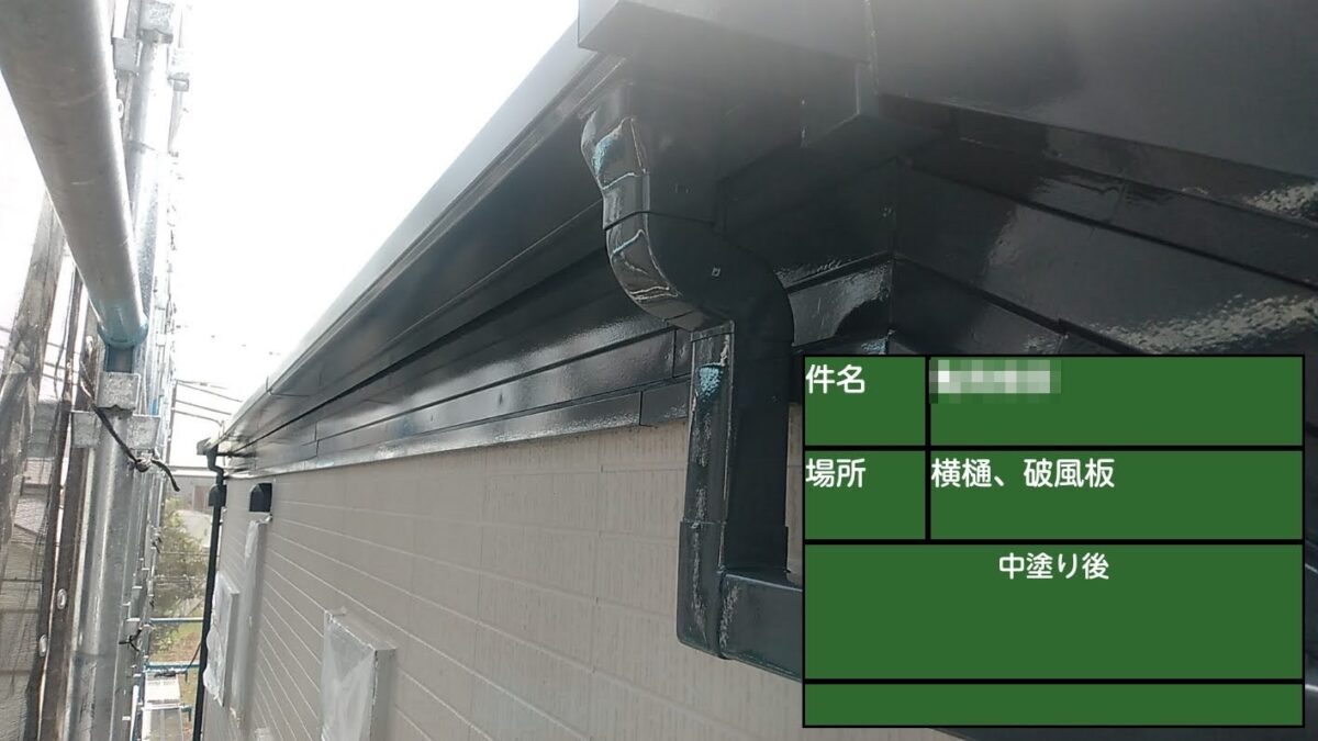 東京都武蔵野市　K様邸　屋根・外壁塗装工事　付帯部　軒樋の役割とメンテナンスのポイント