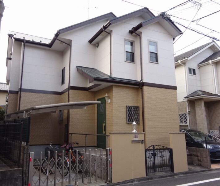 東京都練馬区　I様邸　屋根塗装・外壁塗装工事　施工前と施工後