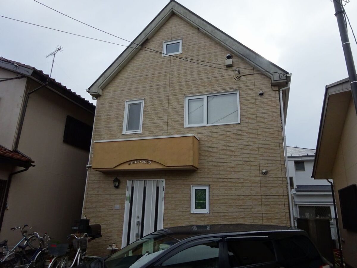 東京都小平市　H様邸　外壁塗装・屋根塗装工事　施工前と施工後