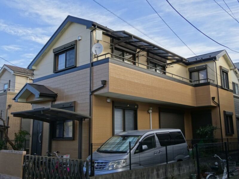 東京都練馬区　O様邸　屋根塗装・外壁塗装工事の施工前と施工後　塗装は外壁と屋根をご一緒に！