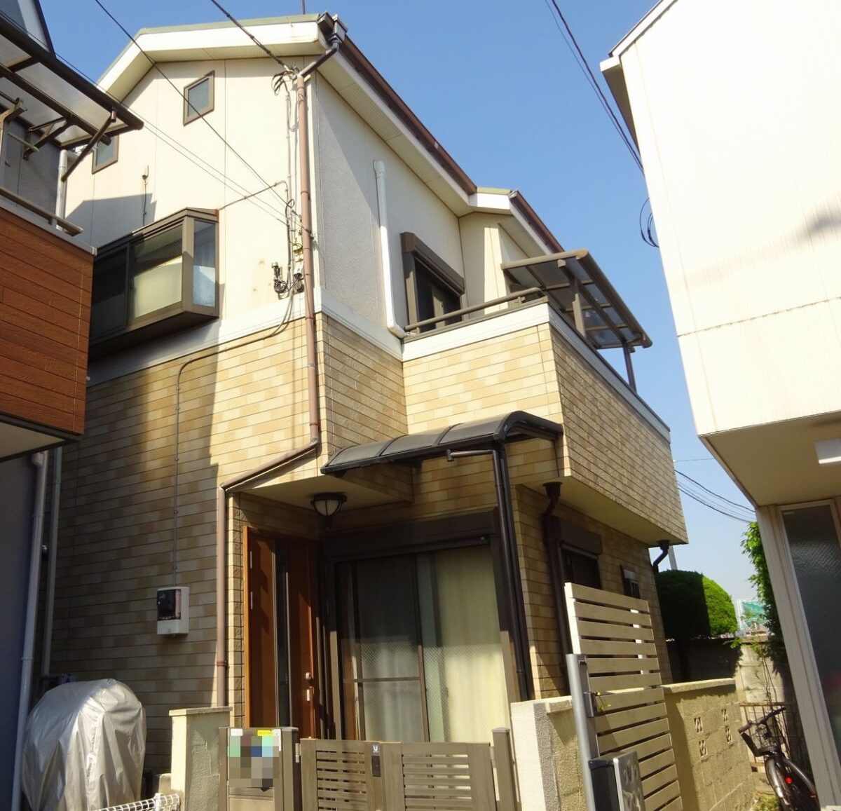 東京都練馬区　S様邸　外壁塗装工事　施工前と施工後