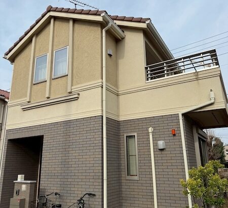 東京都練馬区石神井台 S様邸 外壁塗装工事「希望に合わせて真摯に塗料を考えてくれました。工事の出来栄えも満足しています」