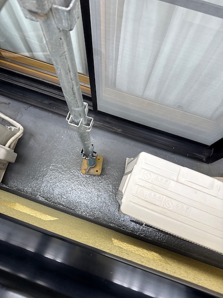 ベランダFRP防水のトップコートを塗り替えました！｜東京都練馬区関町北