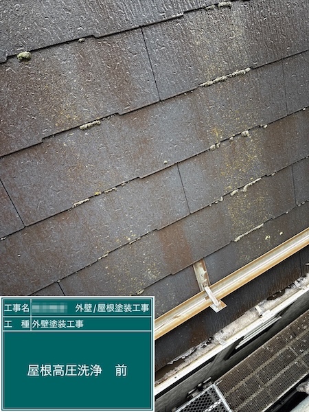 東京都練馬区大泉｜屋根の洗浄作業をレポート！既存屋根は苔や汚れが蓄積していました