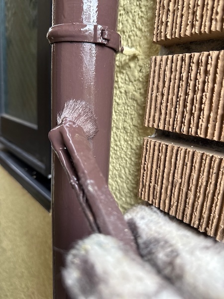 色褪せた雨樋は塗装できれいに！｜東京都練馬区関町北