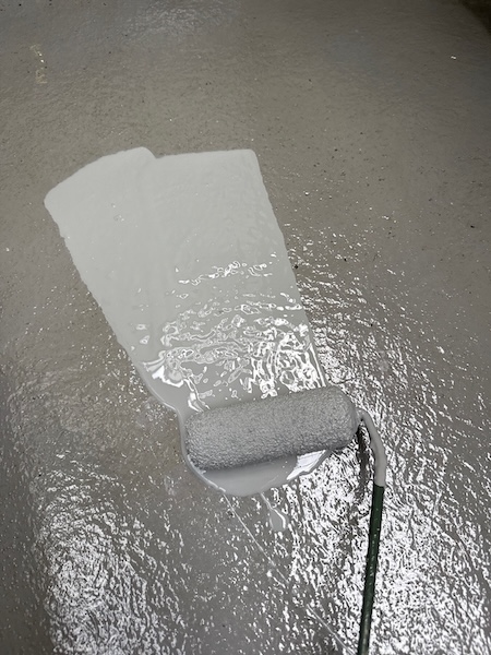 ベランダFRP防水のトップコートを塗り替えました！｜東京都練馬区関町北