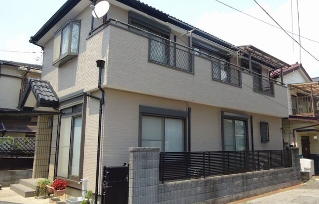 埼玉県川口市柳崎 ｜M様邸 外壁塗装工事 施工前と施工後をレポート