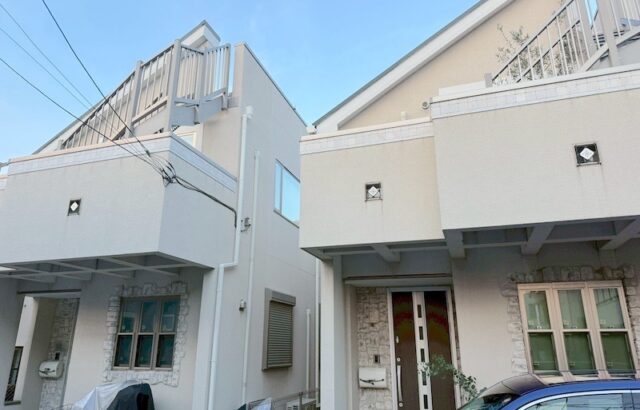 屋根塗装・外壁塗装工事 二棟まとめてご依頼がありました！｜東京都練馬区春日町