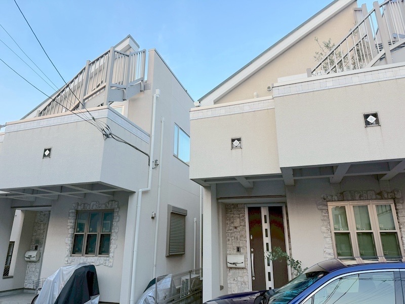 屋根塗装・外壁塗装工事 二棟まとめてご依頼がありました！｜東京都練馬区春日町