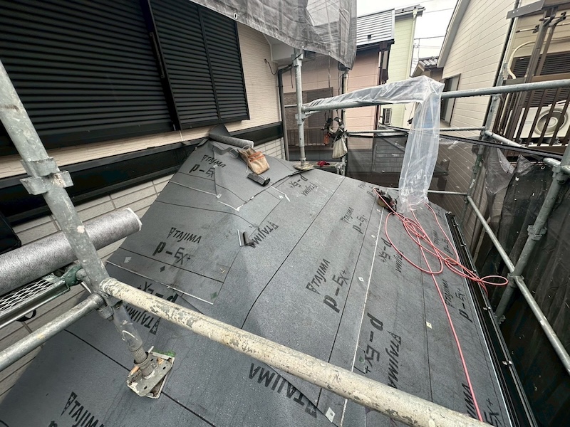 下屋もカバー工法で新しくしました！｜東京都練馬区西大泉