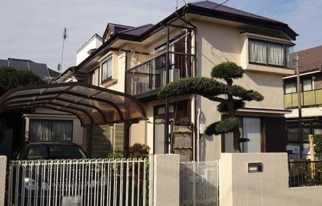 東京都小平市｜H様邸 屋根塗装・外壁塗装工事のご依頼、施工前と施工後をご紹介！