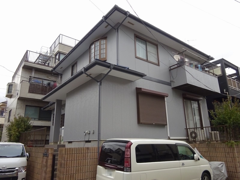 東京都練馬区旭町｜H様邸 屋根塗装・外壁塗装工事 施工前と施工後をレポート