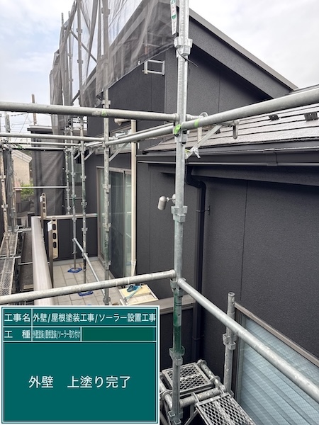 最終点検と足場解体撤去作業を行いました|東京都練馬区高松